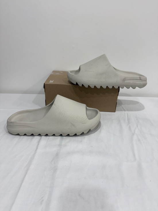 Used W/O Box! Men\'s Yeezy YS-01 Beige Cream Comfy Summer Sandal Slides Size 13 main image 4